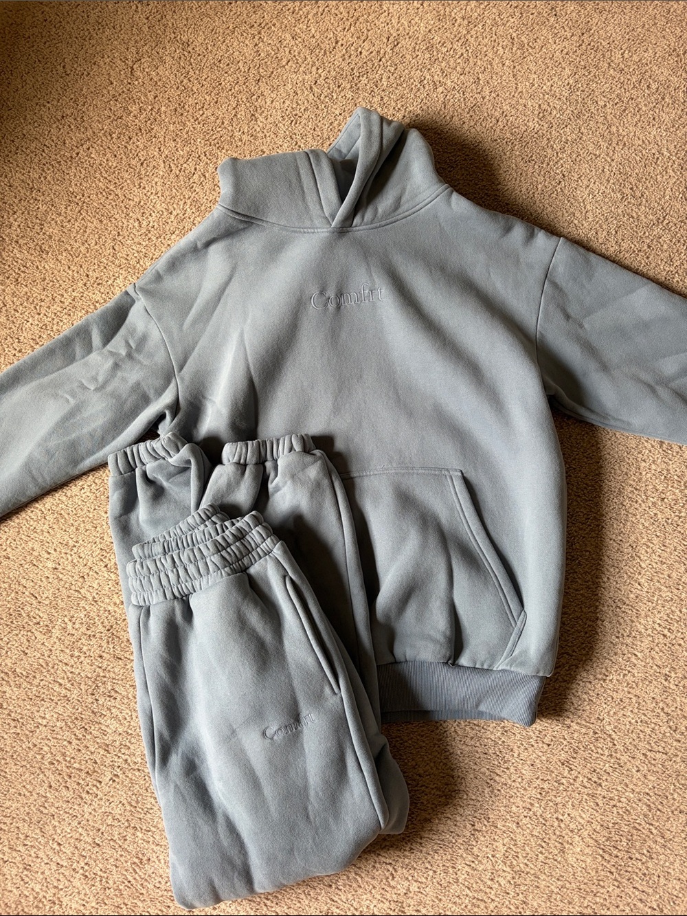 Women's Comfort Hoodie & Jogger Set in Light Blue